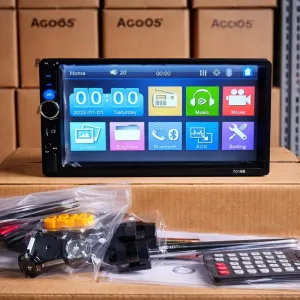 1DIN 7" Висувна Магнітола | Bluetooth | USB | Камера | В наявності