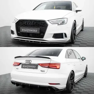 Обвес Audi A3 8V (16-20) тюнинг сплиттер пороги диффузор спойлер