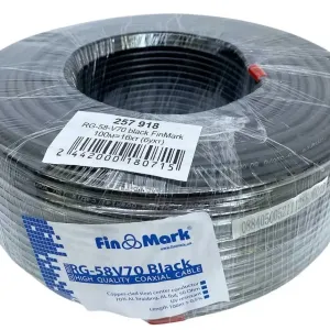 Кабель Finmark Фінмарк RG 58 V 70 50 Ом антенний для модемів