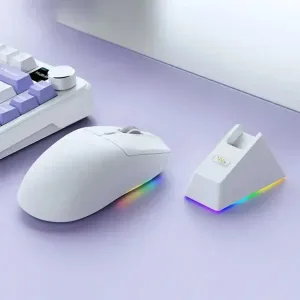 Безпровідна ігрова миша Ajazz AJ139 V2 MC (12000 DPI, зарядна база)