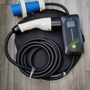 Зарядка New charger 7kw GBT 32A wifi гбт 3 / 5 метрів +32А авто з Китаю розетка, сумка Type 1 Tesla Type 2