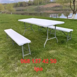 SALE ‼️Туристичний стіл+лавки, стільці | Раскладной стол, стулья для кемпинга та відпочинку