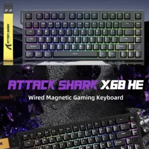Гарантія‼️ Attack Shark R82 X68 HE магнітна клавіатура Snap Tap 8khz