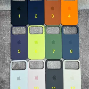 Silicone Case MagSafe iPhone 17 Pro Max | Camera Control | Animation | Силіконовий чохол Силиконовый чехол анимация | з мікрофіброю з кнопкою