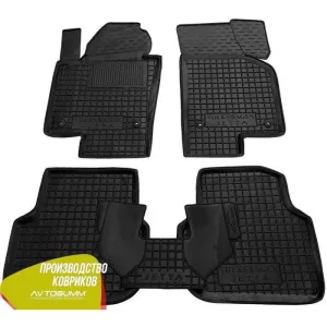 Коврики Volkswagen Golf-Touran-Passat-Tiguan-Touareg-Caddy-Jetta ГУМА