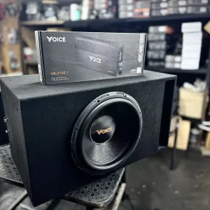 Комплект 15’’ сабвуфера Voice DBX415 + моноблок Voice VA2100.1