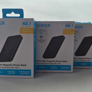 Power Bank Anker MagGo 10000mAh 15W Qi2 Ultra-Slim (A1664) — Новий!