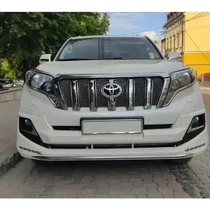 Toyota Land Cruiser Prado 150 Накладки на бампера Luxury 2013-2017