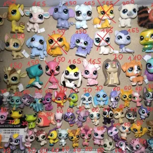 Фигурки lps littlest pet shop лпс фігурки тварин пет шоп животные питомцы игрушки котики собачки кролики птички лягушка  Polly pocket