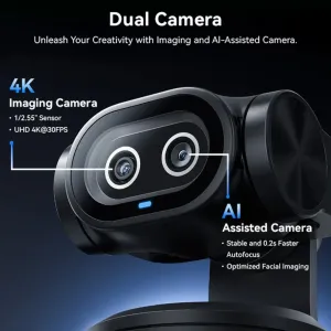 Веб-камера eMeet PIXY Dual-Camera 4K AI-Powered PTZ+ Tripod