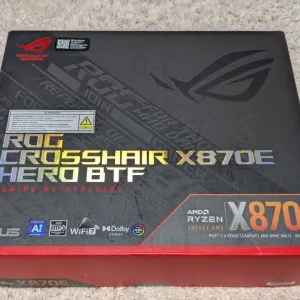 Материнська плата Asus ROG Crosshair X870E Hero BTF AMD Ryzen AM5 apex dark hero