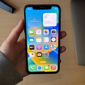 iPhone X 64GB Silver (Сріблястий) — Neverlock, гарний стан