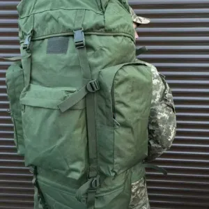 Великий військовий міцний рюкзак 120л тактичний баул рюкзак армійський