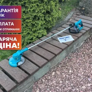 Газонокосарка електрична‼️ Коса акумуляторна‼️ Тример для трави Makita Макіта. Коса, електрокоса, електро тример
