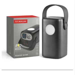 Повербанк 60000mAh TITANUM WC60 PD100W Black
