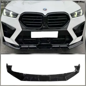 Сплиттер BMW G05 X5 F95 G06  X6 F96 LCI цельный диффузор спойлер сплiт