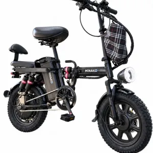 АКЦИЯ‼️ Складной электровелосипед Minako mini 16'' 1000W/48V/24Ah Електровелосипед Minako mini 16 складной электровелосипед велоcпипед