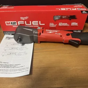 Гайковерт кутовий акумуляторний Milwaukee 2565-20, (FRAIWF12-0), 271Нм