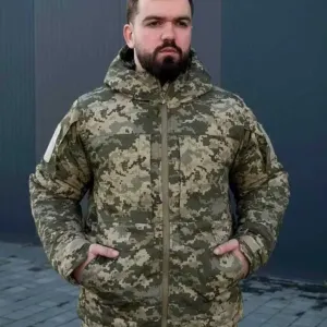 Армійська тепла зимова куртка на омні хіт тактична куртка М65 CALL DRAGON піксель куртка військова до -20