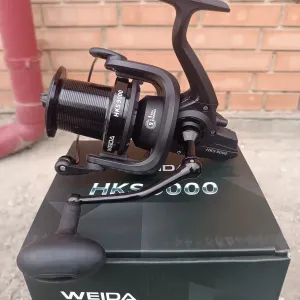 Топ продажу котушка Weida HKS 9000/10000 (9+1bb;4.1:1) для коропового лову (конусна шпуля