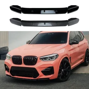 Сплиттер губа бампера BMW X3M X4M F97 F98 X3 X4 G01 G02 диффузор спойлер сплітер леза на пороги