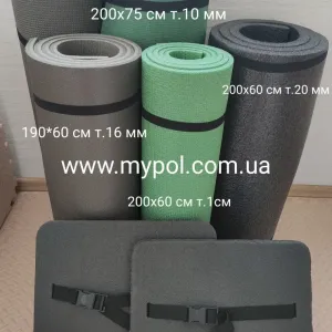 Каремат 12, 10 мм 200х75/60 каремат, коврик, каримат, килим, карімат