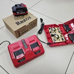2.2А Х2 Акб Якісний зарядний пристрій Razor для батарей Makita ProCraft Stromo прокрафт З радіаторами охолодженнями