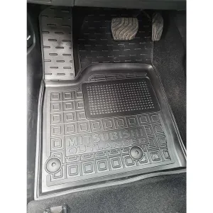 Коврики Mitsubishi Outlander 2012-2020 / 2020-2024 автогум резиновые
