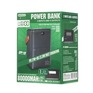 Power Bank Remax RPP-118 80000mAh  27W+22,5W