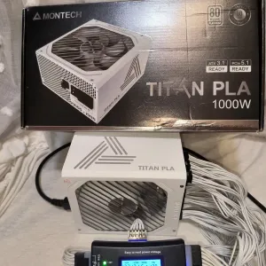Montech Titan PLA 1000W White (80 Plus Platinum, ATX 3.1, PCIe 5.1) Блок живлення