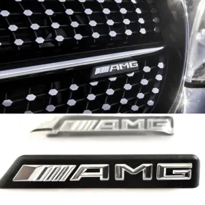 Шильдик AMG в решітку радіатора Mercedes-Benz значок