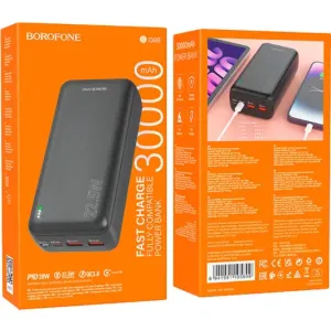 Зовнішній акомулятор Boofone BJ38B 30000mAh