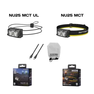 Nitecore NU25 MCT/UL ультралегкий налобний ліхтар/налобный фонарь