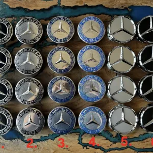 Ковпачки заглушки 75мм. для дисків Mercedes-Benz
