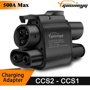 Адаптер перехідник CCS2 CCS1 Combo DC+AC 500A Guwieyg