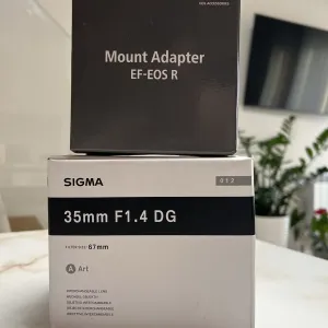 Sigma 35mm f/1.4 DG HSM Art (для Canon) + адаптер Canon EF-EOS R