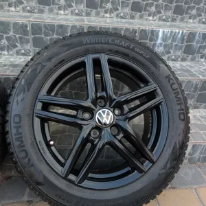 Диски легкосплавні 5х112 R16 205/55 зимові шини Kumho для Volkswagen Passat b6 7 також підходять для Golf5 6 7 8 Touran skoda octavia А5 superb 2