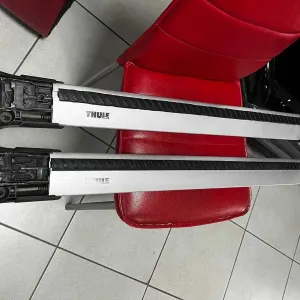 Багажник Thule Wingbar Edge 958 7204 невиступаючий на дах авто просвітні рейлінги БВ гарантія установка обмін прокат ремонт поперечини алюмінієві