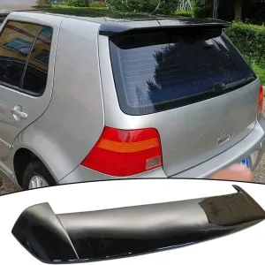 Спойлер чорний глянець VW Golf 4 1997-2004 хетчбек / ABS ПЛАСТИК