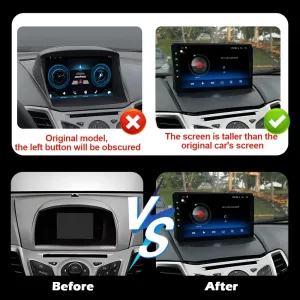 Android магнітола для Ford fiesta mk7 2/64 4 ядер