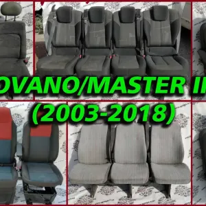 Сидение Сидіння Водійське Двойка Пассажирское Master Movano 2010+