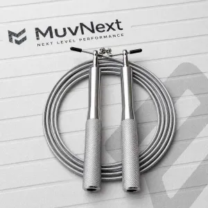 Скакалка швидкісна MuvNext Jump Rope Silver