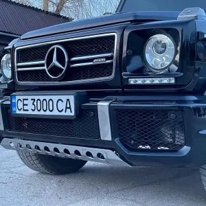 Mercedes G сlass W463 1990-2018 рр. Передній бампер AMG G63/G65 (в зборі) G65 (чорна сітка)