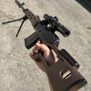 Гвинтівка СВД SVD на орбизах 108см/ акумулятор 7,4V, автоматичний та механічний, стріляє орбізами, захисні окуляри, магазин, глушник, сошки, приціл