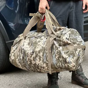 Транспортна сумка баул піксель олива мультикам