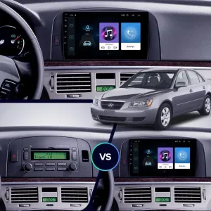 Якісна магнітола CarPlay швидкий процесор магнітола Hyundai Sonata NF