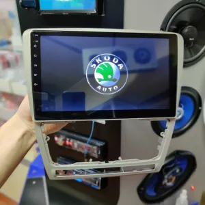 Магнитола Skoda Шкода A5 А7 Octavia Октавия CarPlay Qled экран