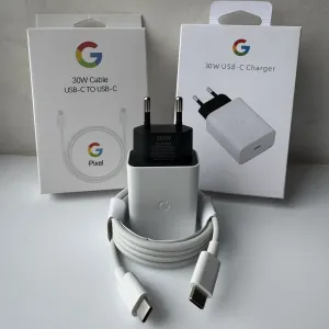 Быстрая зарядка google pixel 8 30w блок кабель гугл піксель оригінал