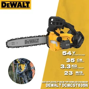 DeWALT DCMCST635N Пилка ланцюгова акумуляторна безщіткова 35 см 54v FLEX VOLT каркас