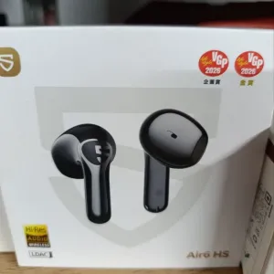 бездротові навушники SoundPEATS Air6 HS (чорного кольору) з підтримкою Hi-Res Audio Wireless та кодека LDAC.